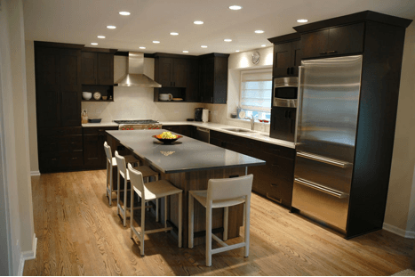 Add modern elements to a traditionally styled home