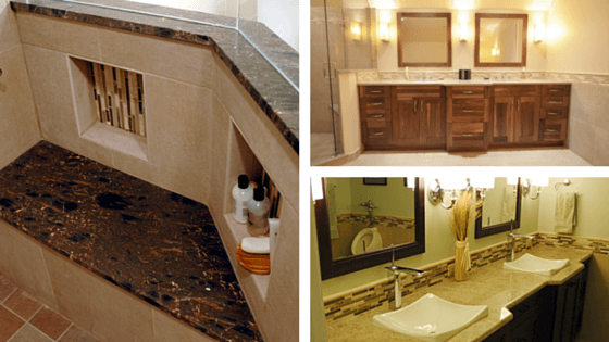 Add tiles of various materials, shape and sizes