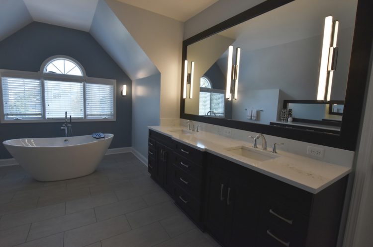 Custom bathroom designed by Kitchen Master