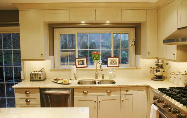 Kitchen remodeling in Naperville, IL. Sink area detail.