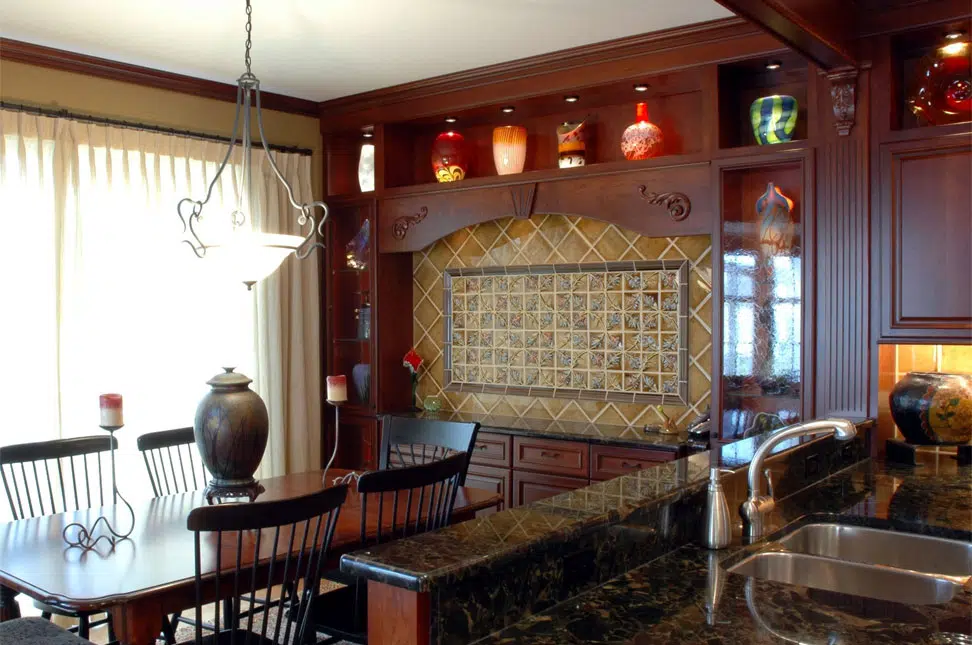 Kitchen remodeling in Naperville, IL Elegant traditional home kitchen design.