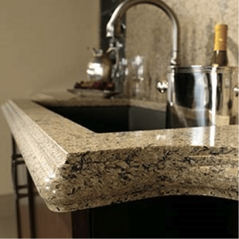 Countertops made of recycled materials