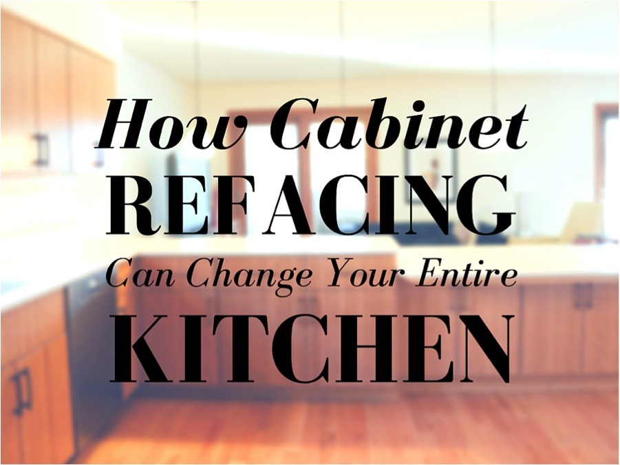 Kitchen remodel with cabinet refacing