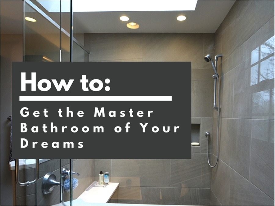 Master bathroom reminiscent of a spa