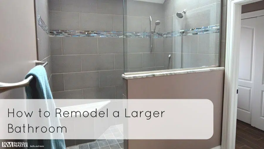 Customize large bathroom to your preference