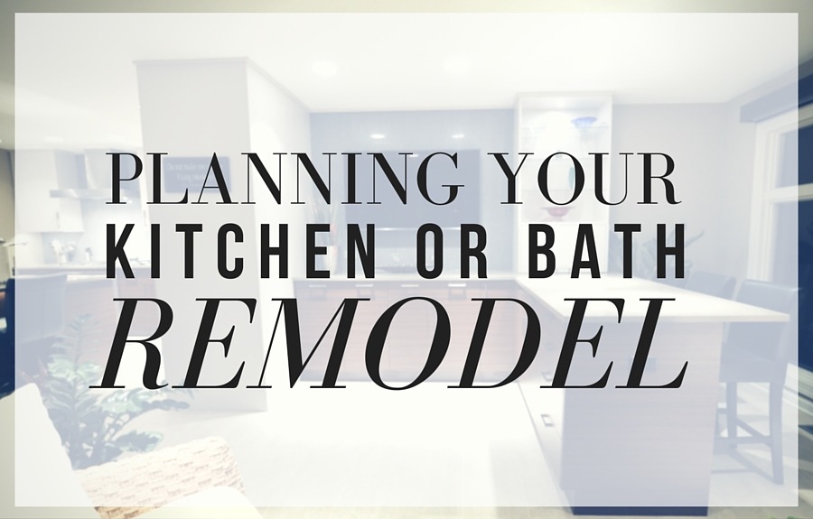 plan kitchen remodel