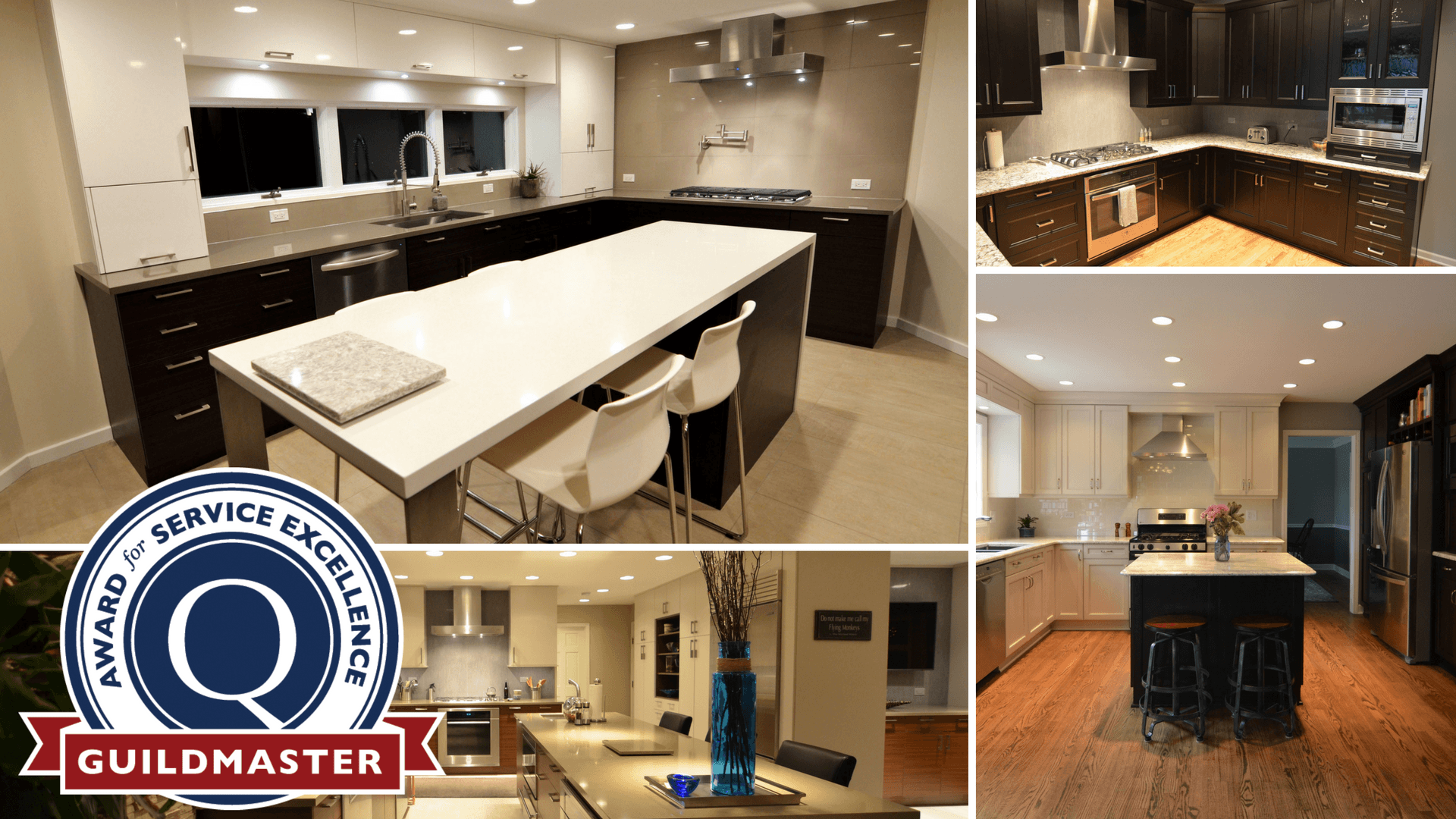 the kitchen master award for service excellence from guildmaster kitchen renovations