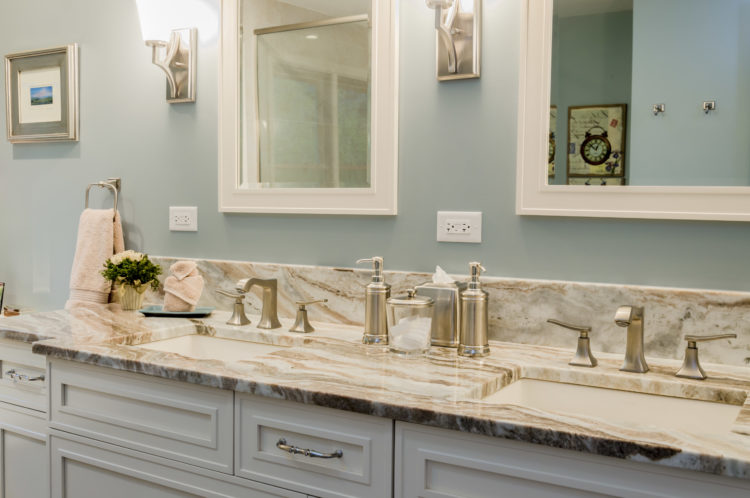 the kitchen master bathroom remodel light airy bathroom granite countertops