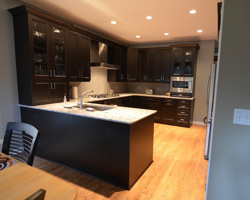 Spacious modern kitchen remodel