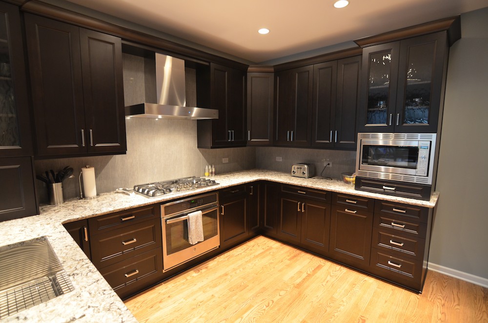 Spacious modern kitchen remodel