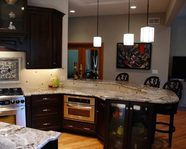 the kitchen master kitchen remodel with corner refrigerator under cabinet lighting open shelving