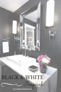 Black and White Inspired Bathroom Ideas