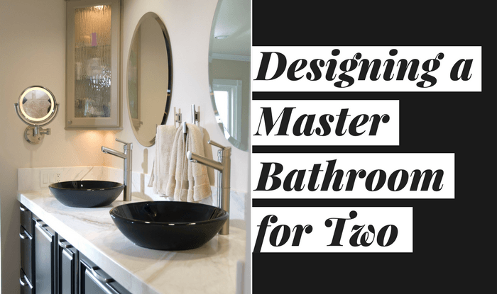 the kitchen master designing a master bathroom for two guide cover photo