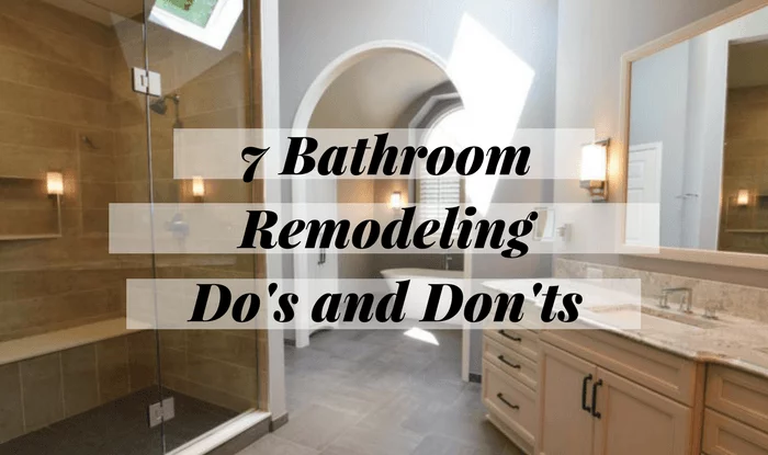 the kitchen master 7 bathroom remodeling do's and don't guide cover photo
