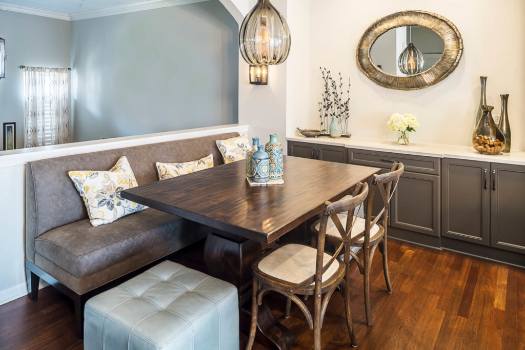 the kitchen master kitchen remodel eating nook mixed seating around dining table