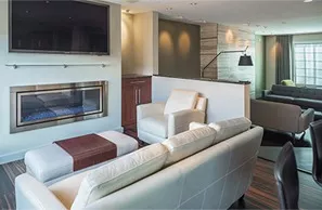 the kitchen master living room renovation built in electric fire place under mounted tv white couch