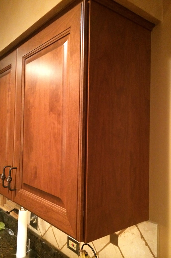 the kitchen master traditional renovation redwood cabinet close up