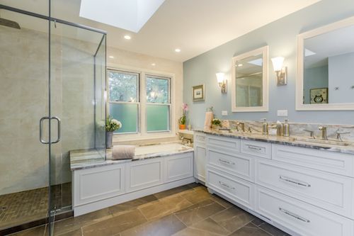 Large primary bathroom remodel